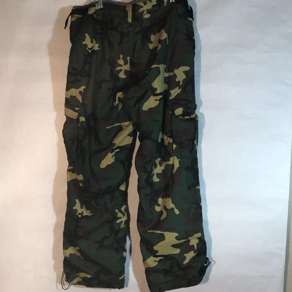 Army Camo Camouflage Fatigue Military Pants  Waist 36 - Picture 13 of 13